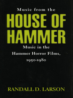 cover image of Music from the House of Hammer
